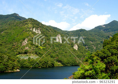 Landscape around Ryumon Dam, Arita-cho, Saga Prefecture 96323291