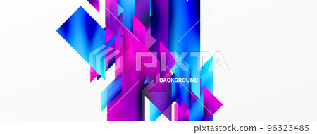 Modern trendy minimalist abstract background. Geometric pattern design, 3d and shadow effects. Vector Illustration Modern trendy minimalist abstract background. Geometric pattern design, 3d and shadow effects. Vector Illustration 96323485