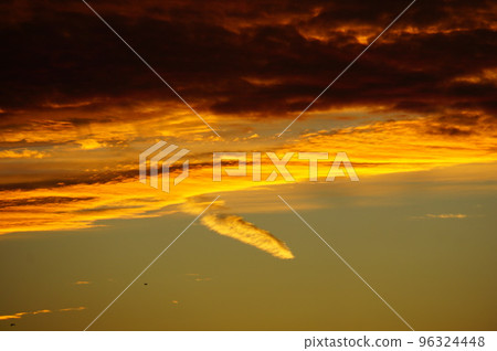 Evening sky of autumn Evening sky of autumn 96324448