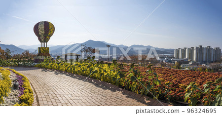 和順菊花節美麗綻放的菊花花園 和順菊花節美麗綻放的菊花花園 96324695