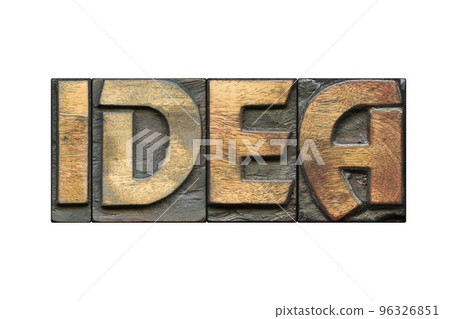 idea word isolated 96326851