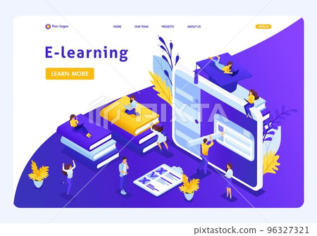 Website Template Landing page Isometric concept e-learning for second higher education, self-study, advanced training. Easy to edit and customize Website Template Landing page Isometric concept e-learning for second higher education, self-study, advanced training. Easy to edit and customize 96327321