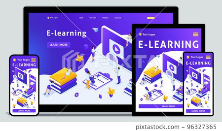 Website Template Landing page Isometric concept library, encyclopedia, e-learning, education, media library or web archive. Easy to edit and customize, adaptiive Website Template Landing page Isometric concept library, encyclopedia, e-learning, education, media library or web archive. Easy to edit and customize, adaptiive 96327365