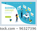 Website Template Landing page Isometric concept We bring the idea to life, idea creation, implementation. Easy to edit and customize, ui ux 96327396