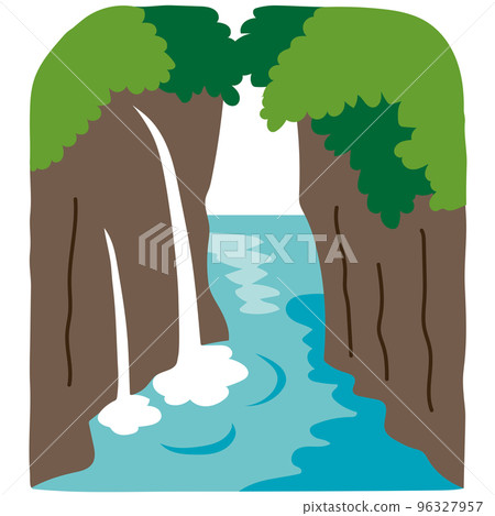 高千穗峽宮崎縣旅遊勝地瀑布 96327957