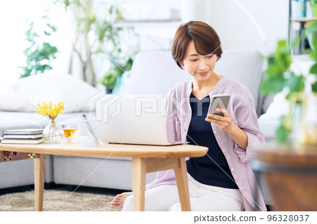 Female PC Remote Work Lifestyle Living Female PC Remote Work Lifestyle Living 96328037