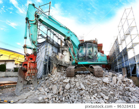 Demolition work site 96328431