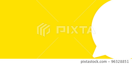 Info banner with empty speech bubble design. Quotes form and dialog box for notification. Marketing message template vector illustration Info banner with empty speech bubble design. Quotes form and dialog box for notification. Marketing message template vector illustration 96328851