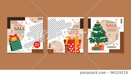 Christmas Sale Discount Social Media Promotion Design Christmas Sale Discount Social Media Promotion Design 96329219