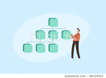 Sitemap vector illustration. Build and Submit website XML map with lists the URLs for a web site. SEO - search engine optimization business web page concept 96329422