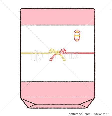 用紅金蝴蝶結包裹的禮物 96329452