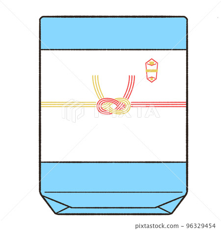 用紅金淡路結包裹的禮物 96329454