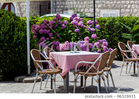 Outdoor cafe table and chairs Outdoor cafe table and chairs 96329911