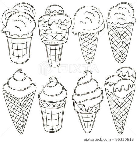 Coloring Illustration in hand draw style Coloring Illustration in hand draw style 96330612