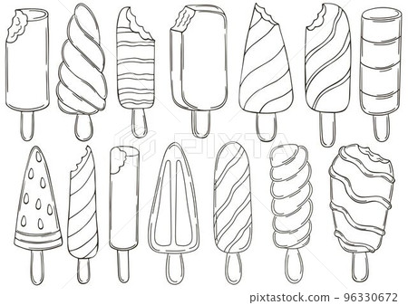 Coloring Illustration in hand draw style Coloring Illustration in hand draw style 96330672