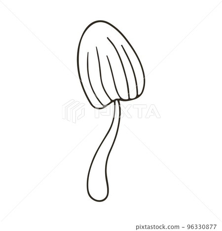 Autumn. Monochrome illustration in hand drawn style Autumn. Monochrome illustration in hand drawn style 96330877