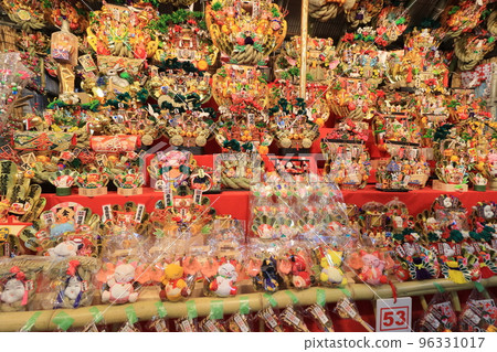 Tori-no-ichi lucky rake rake family safety business prosperity 96331017