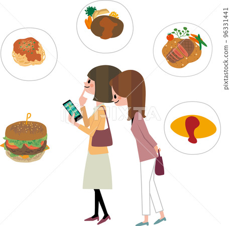 美食搜索女孩 96331441