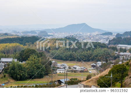 Unebi seen from Asuka Village, Nara Prefecture 96331592