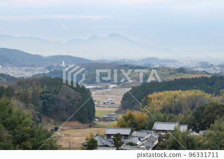 Winter view from Asuka Village, Nara Prefecture 96331711