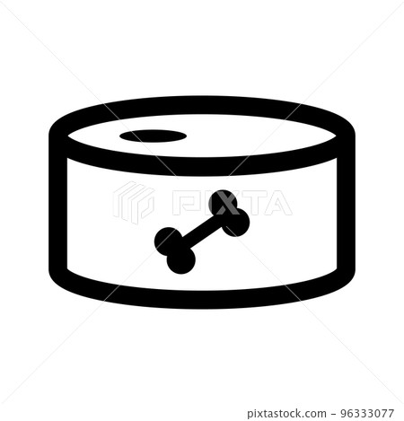 寵物食品罐。狗糧。餌。向量。 寵物食品罐。狗糧。餌。向量。 96333077