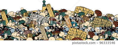 Ukiyo-e Crowd Part 6 Ukiyo-e Crowd Part 6 96333546