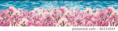 Ukiyo-e Cherry Blossom Trees Part 1 96333844