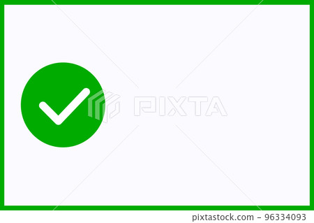 Background with checkmarks and copy space. vector. 96334093