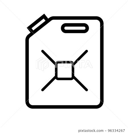 petrol tank. Refuel. Kerosene can. vector. 96334267