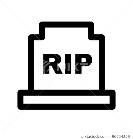 寫 RIP 的嚴重圖標 寫 RIP 的嚴重圖標 96334269
