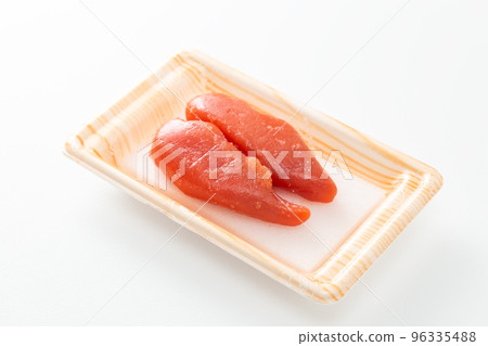 鱈魚子白色背景 鱈魚子白色背景 96335488