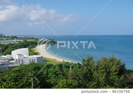 從沖繩酒店眺望烏座海灘 96336798