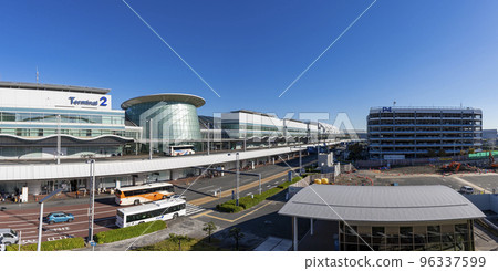 Panoramic view of Haneda Airport Terminal 2 Panoramic view of Haneda Airport Terminal 2 96337599