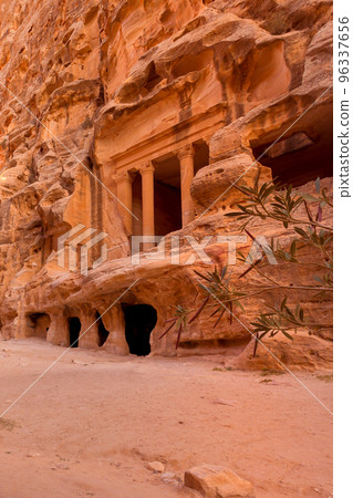 Triclinium at Little Petra, Siq al-Barid, Jordan 96337656