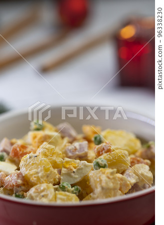 Traditional Czech Christmas potato salad Traditional Czech Christmas potato salad 96338230