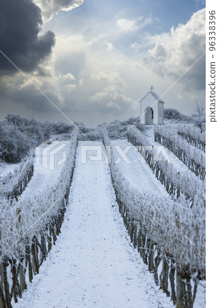 Calvary near Hnanice, Znojmo region, Southern Moravia, Czech Republic 96338396