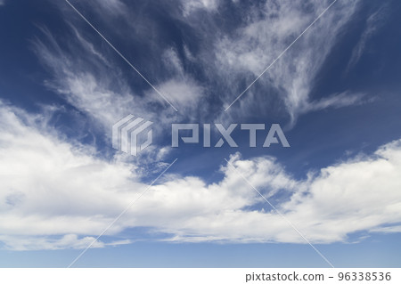 blue sky with clouds as background blue sky with clouds as background 96338536