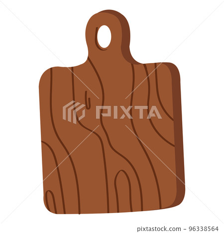 Cute cartoon style wooden cutting board 96338564