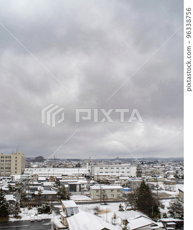 Townscape of Mutsu city seen on a business trip to Aomori 96338756