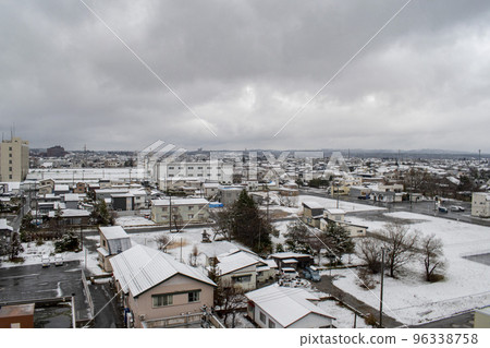 Townscape of Mutsu city seen on a business trip to Aomori 96338758