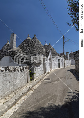 Trulli houses in Alberobello, UNESCO site, Apulia region, Italy Trulli houses in Alberobello, UNESCO site, Apulia region, Italy 96338839