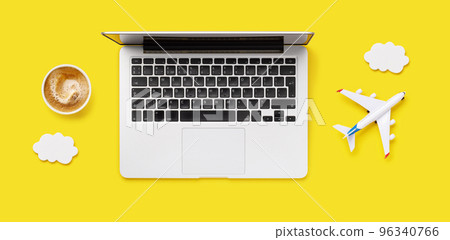 Travel and online booking concept 96340766