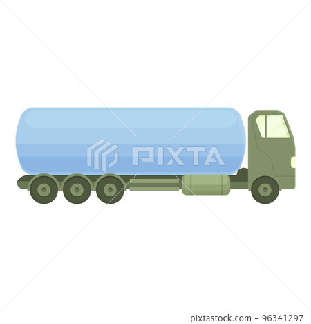 Vehicle tanker icon cartoon vector. Truck gasoline. Petrol cargo Vehicle tanker icon cartoon vector. Truck gasoline. Petrol cargo 96341297