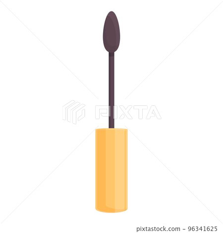 Eye brush icon cartoon vector. Cosmetic makeup. Fashion product Eye brush icon cartoon vector. Cosmetic makeup. Fashion product 96341625