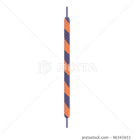 Fashion rope icon cartoon vector. Shoe string. Knot lace Fashion rope icon cartoon vector. Shoe string. Knot lace 96341651