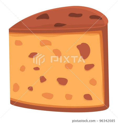 Cream panettone icon cartoon vector. Italian cake. Sweet food Cream panettone icon cartoon vector. Italian cake. Sweet food 96342085
