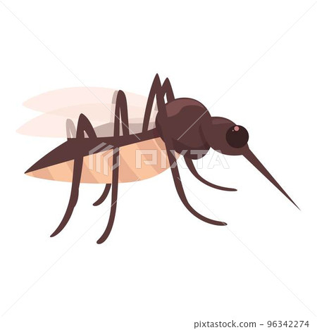 Mosquito malaria icon cartoon vector. Insect... - Stock Illustration  [96342274] - PIXTA
