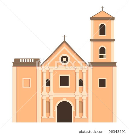 Philippines church icon cartoon vector. Travel culture. Filipino tourism 96342291