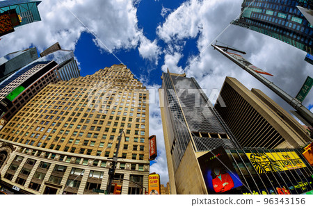 NEW YORK CITY - June 15, 2018: Times Square in New York is one of most recognized landmarks in the USA. 96343156