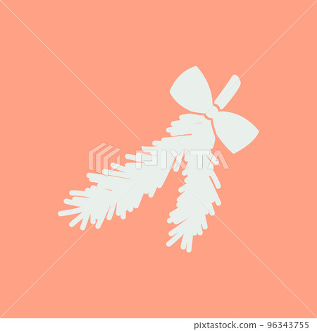 Abstract christmas branch, christmas holiday element - Vector 96343755